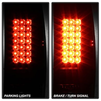 Spyder Ford Super Duty 08-15 LED Tail Lights Black ALT-YD-FS07-LED-BK