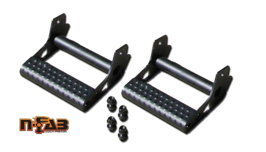 N-Fab RKR Universal Detachable Step - Pair - Tex. Black - 