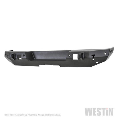Westin 18-19 Jeep Wrangler JL WJ2 Rear Bumper w/  Sensors (Excl. Wrangler JK) - Textured Black - Raskull Supply Co - Bumpers - Steel Westin