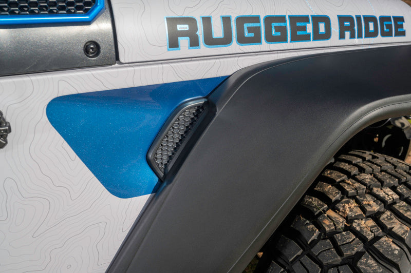 Rugged Ridge Max Terrain Fender Flare Set F & R 18-22 Jeep Wrangler JL