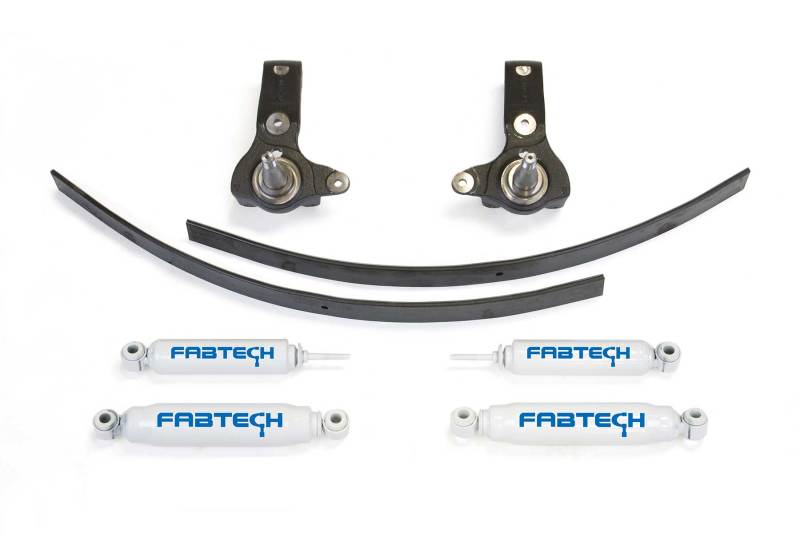 Fabtech 95.5-04 Toyota Tacoma 2WD 5 Lug 3in Spindle System 