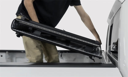 Access LOMAX Tri-Fold Cover Black Urethane Split Rail 19+ Ram 1500 - 6ft 4in Bed (w/o RamBox)