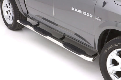 Lund 09-17 Dodge Ram 1500 Crew Cab (5.5ft. Bed) 5in. Oval WTW SS Nerf Bars - Polished