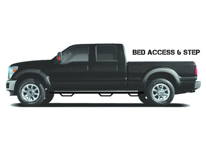N-Fab Podium SS 15.5-17 Dodge Ram 1500 Quad Cab 6.4ft Standard Bed - Polished Stainless - 3in