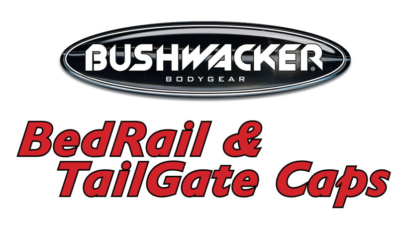 Bushwacker 88-98 Chevy C1500 Fleetside Bed Rail Caps 96.0in Bed Does Not Fit Flareside - Black
