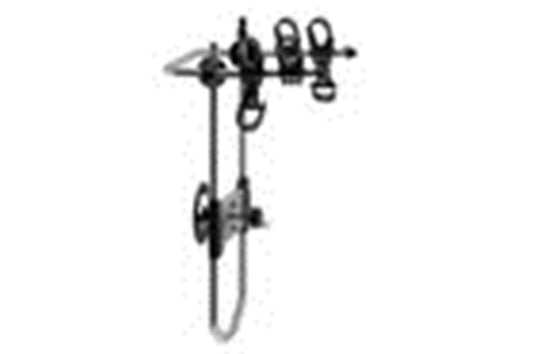 Thule Spare Me PRO - Spare Tire-Mounted Hanging Bike Rack (Fits STD & OS Tires/2 Bikes) - Silver/Blk