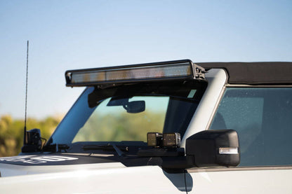 DV8 Offroad 21-22 Ford Bronco 52-Inch Straight LED Light Bar Mount