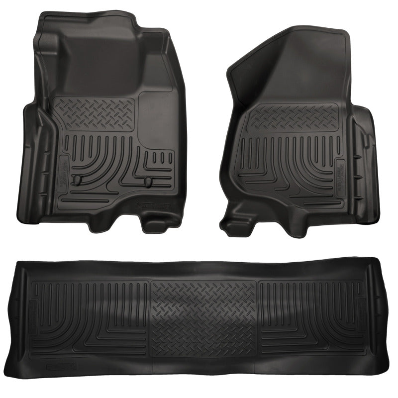 Husky Liners 11-12 Ford SD Crew Cab WeatherBeater Combo 