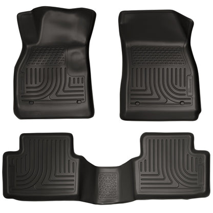 Husky Liners 13 Chevy Malibu WeatherBeater Black Front & 2nd