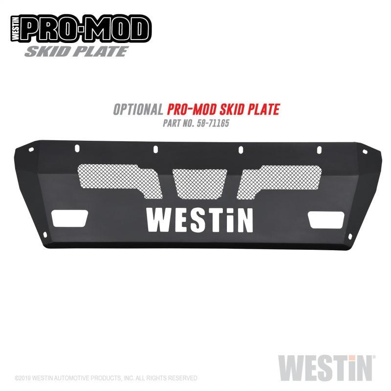 Westin 15-19 Chevrolet Silverado 2500/3500 Pro-Mod Front Bumper - Textured Black - Raskull Supply Co - Bumpers - Steel Westin