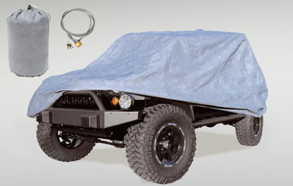 Rugged Ridge Full Car Cover Kit 55-06 Jeep CJ / Jeep Wrangler