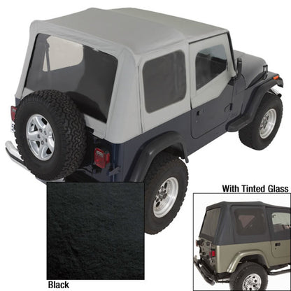 Rugged Ridge S-Top Door Skins Black Tinted Windows 88-95 Jeep Wrangler YJ