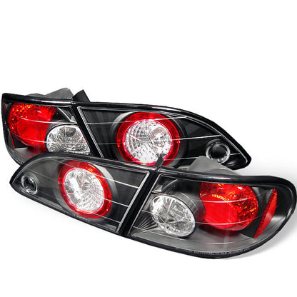 Spyder Toyota Corolla 98-02 Euro Style Tail Lights Black ALT-YD-TC98-BK