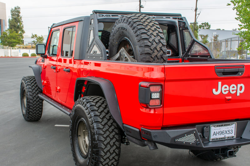 DV8 Offroad 2019+ Jeep Gladiator Bolt On Chase Rack - Bed 