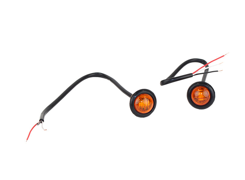Fishbone Offroad Amber LEDs 3/4In Pair