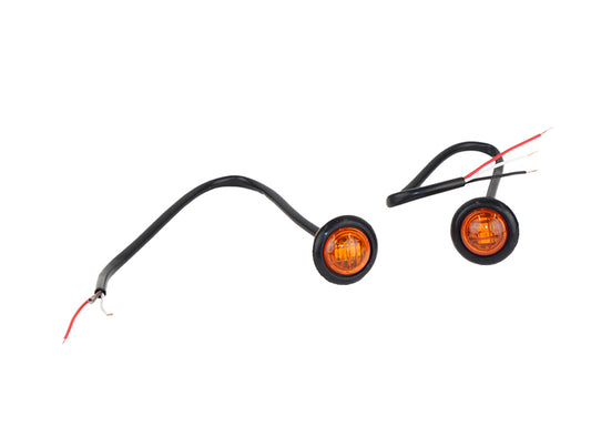 Fishbone Offroad Amber LEDs 3/4In Pair