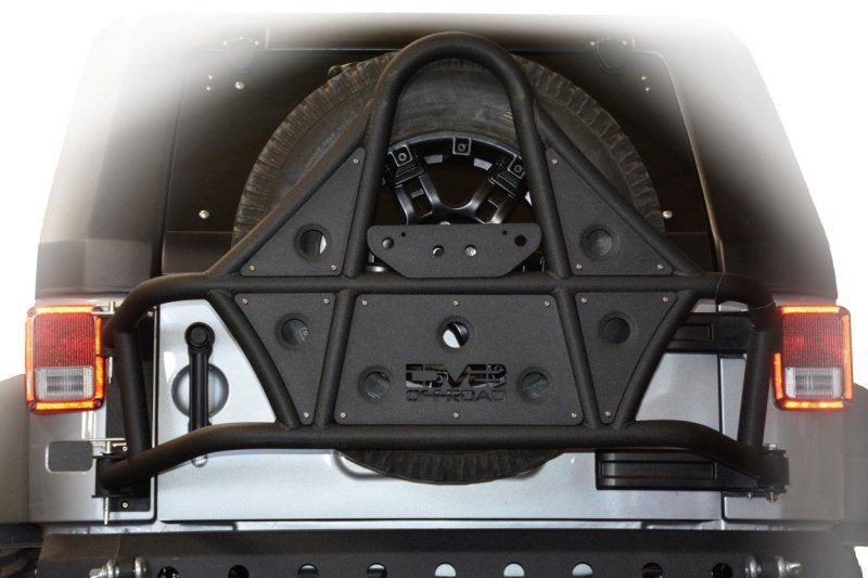 DV8 Offroad 07-18 Jeep Wrangler Body Mounted Tire Carrier