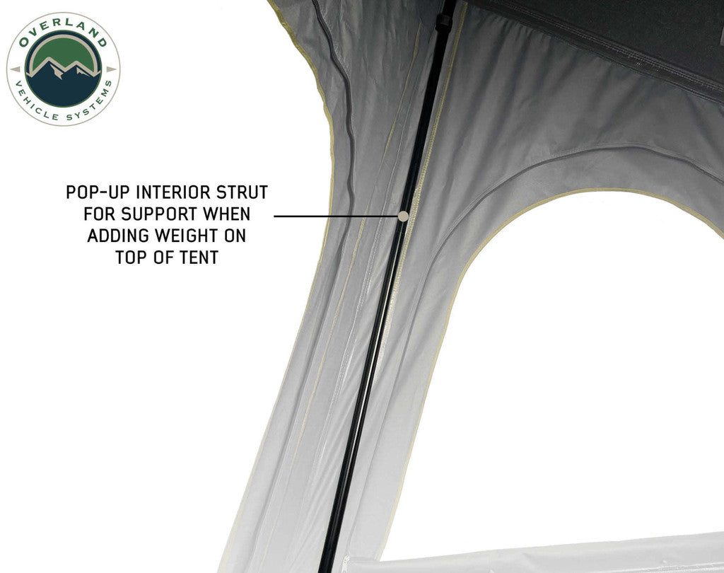 Mamba Aluminum Roof Top Tent | Black Shell | 3+ Person | Large