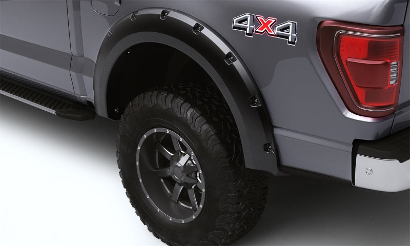Bushwacker 04-08 Ford F-150 (Excl. Stepside) Forge Style Flares 4pc - Black