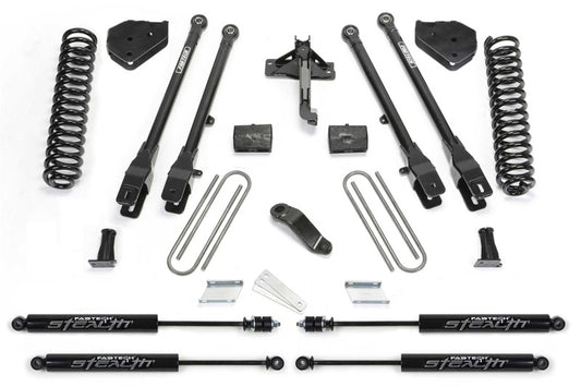 Fabtech 19-20 Ford F450/550 4WD Diesel 6in 4Link Sys w/Coils & Stealth