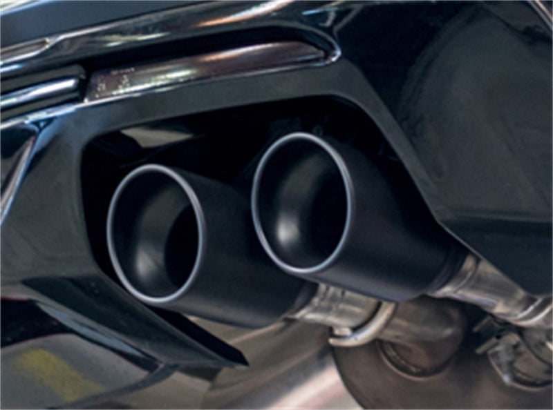 Borla 16-18 Chevy Camaro V8 SS AT/MT ATAK Rear Section Exhaust w/o Dual Mode Valves Ceramic Black