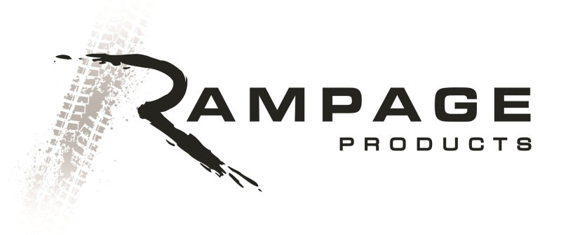Rampage 2007-2018 Jeep Wrangler(JK) Double Tube Rear Bumper - Black