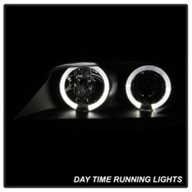Spyder BMW Z3 96-02 Projector Headlights LED Halo Black High H1 Low H1 PRO-YD-BMWZ396-HL-BK