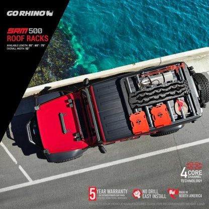 Go Rhino SRM 500 Roof Rack - 65in - Roof Baskets