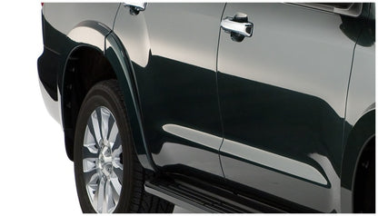 Bushwacker 08-15 Toyota Sequoia OE Style Flares 4pc Fits w/ Factory Mudflap - Black