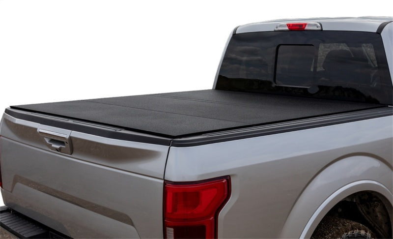 Access LOMAX Tri-Fold Cover 2022+ Ford Maverick 4ft 5in Bed - Black Urethane