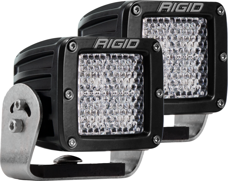 Rigid Industries Dually HD Black- 60 Deg. Lens - Set of 2