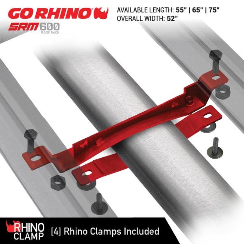 Go Rhino Universal 65in SRM 600 Basket Style Rack - Textured