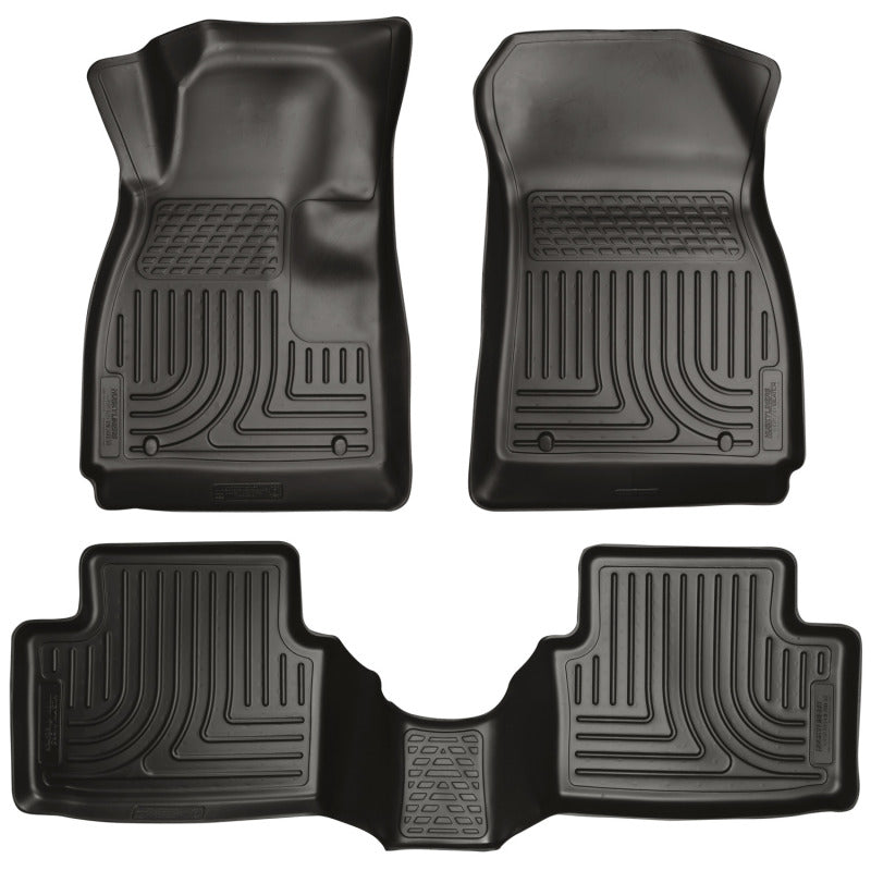 Husky Liners 11-12 Ford Fiesta WeatherBeater Combo Black 