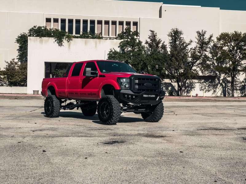 Road Armor 11-16 Ford F-250 SPARTAN Front Bumper Bolt-On Pre-Runner Guard - Tex Blk - Raskull Supply Co - Bumpers - Steel Road Armor