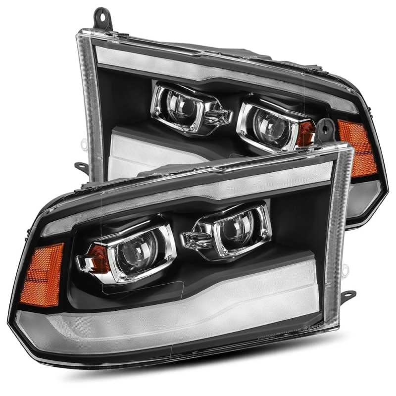 AlphaRex 09-18 Dodge Ram 1500HD LUXX LED Proj Headlights 