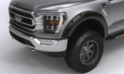 Bushwacker 99-07 Ford F-250 / F-350 Super Duty (Excl. Dually) Forge Style Flares 4pc - Black