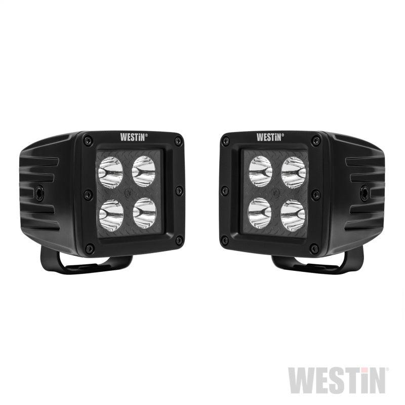 Westin LED Auxiliary Light 3.2in x 3.0in Spot w/5W Cree - 