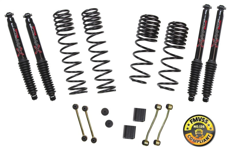 Skyjacker 2018 Jeep Wrangler JL 4 Door 4WD (Rubicon) Long Travel 2 Stage 2in-2.5in Coil System